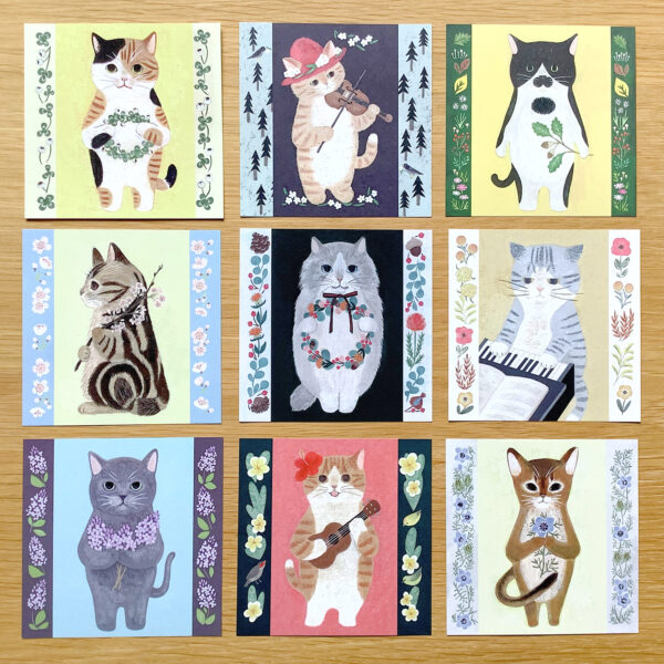 ★枚数はんぶん★ 超デラックス　ねこメモ　（30種類×2枚　60枚入り） - 画像 (7)
