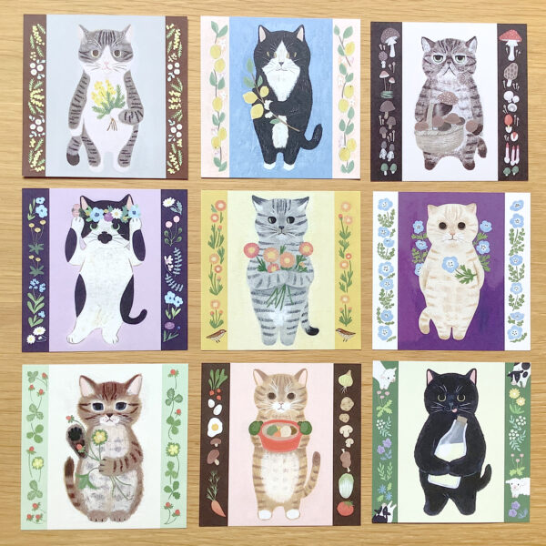 ★枚数はんぶん★ 超デラックス　ねこメモ　（30種類×2枚　60枚入り） - 画像 (8)