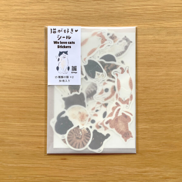 フレークシール　猫が好き - 画像 (2)
