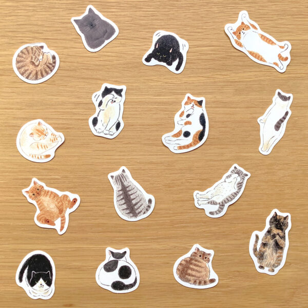 フレークシール　猫が好き - 画像 (14)