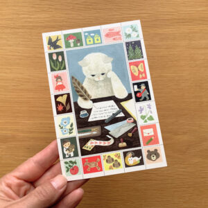 ポストカード　絵本の中のねこ（#new10 手紙猫）