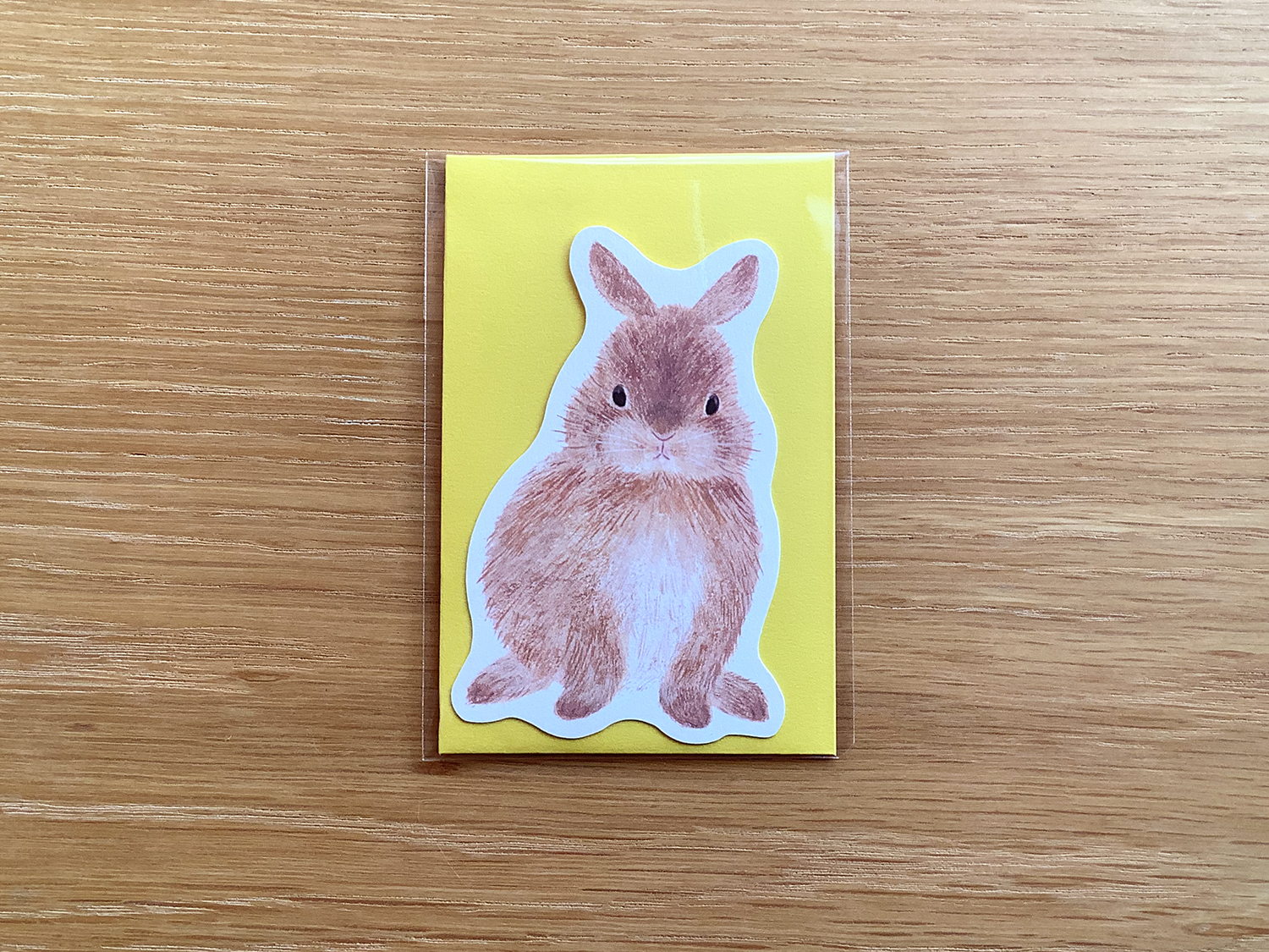 ミニカード 春のうさぎさん - 画像 (2)