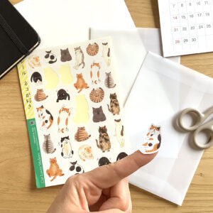 シール〈猫が好き〉